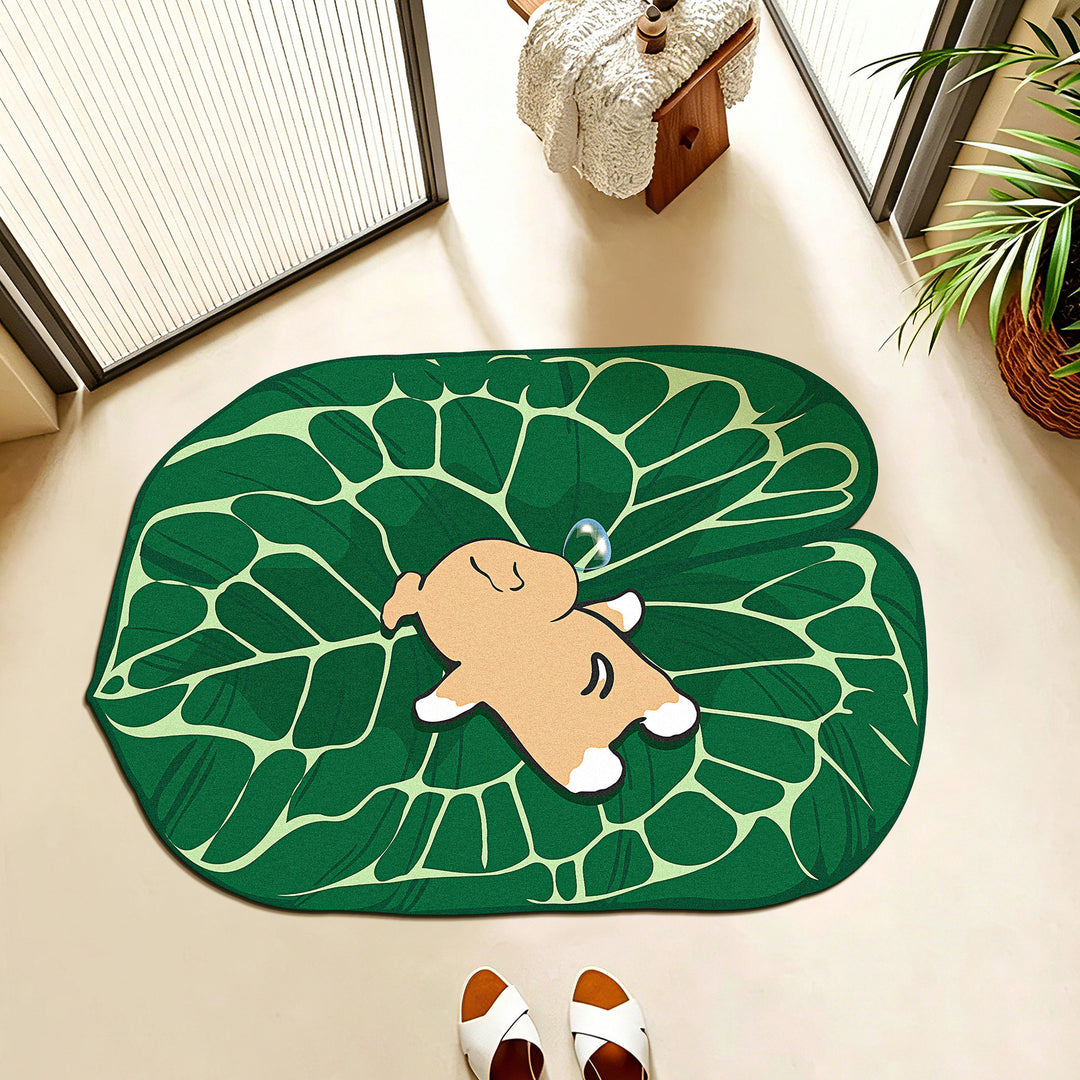 Playful Cartoon Animal Shaped Bath Mat