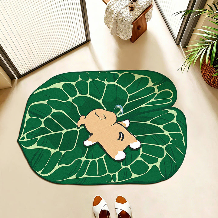 Playful Cartoon Animal Shaped Bath Mat