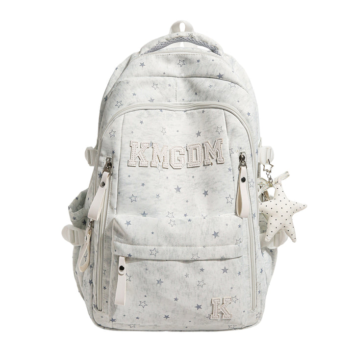 Versatile Star-Patterned School Backpack Stornfield
