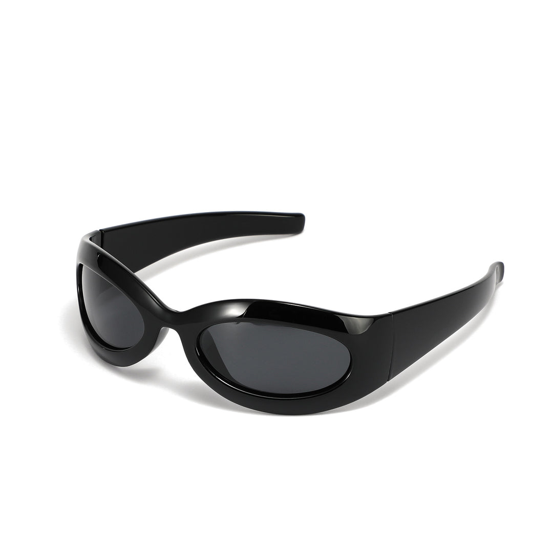 Women's fashionable retro sunglasses in trendy oval design Stornfield