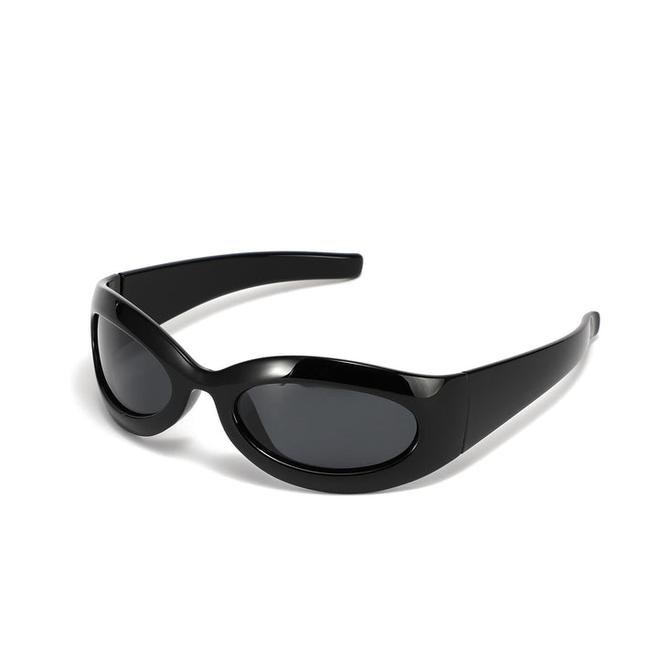 Women's fashionable retro sunglasses in trendy oval design Stornfield
