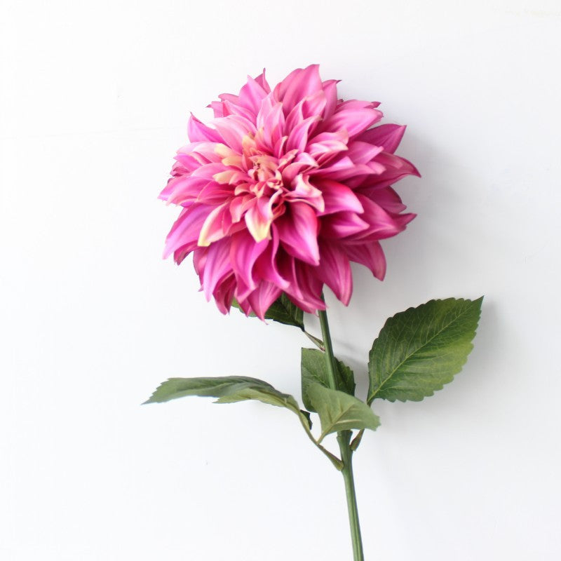 Lifelike Dahlia Floral Stem