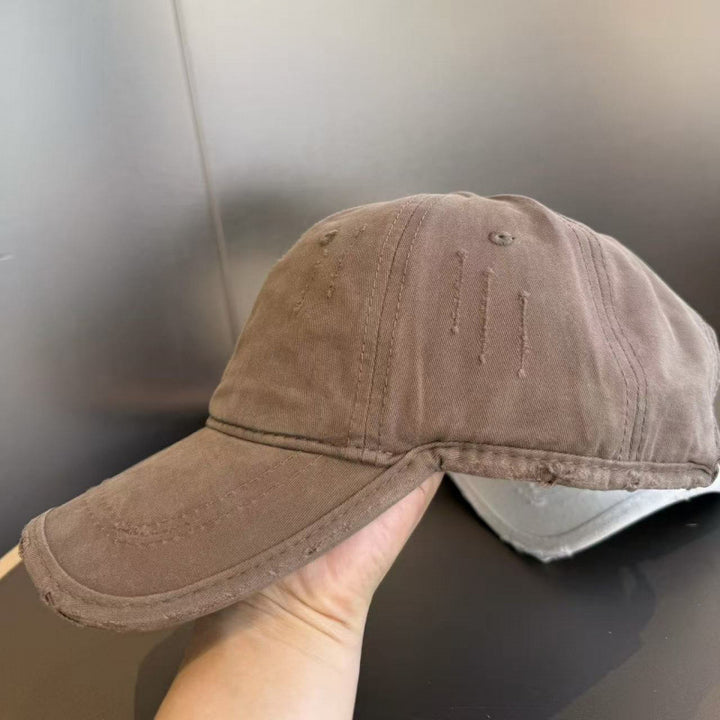Women's Distressed Casual Twill Baseball Cap Stornfield