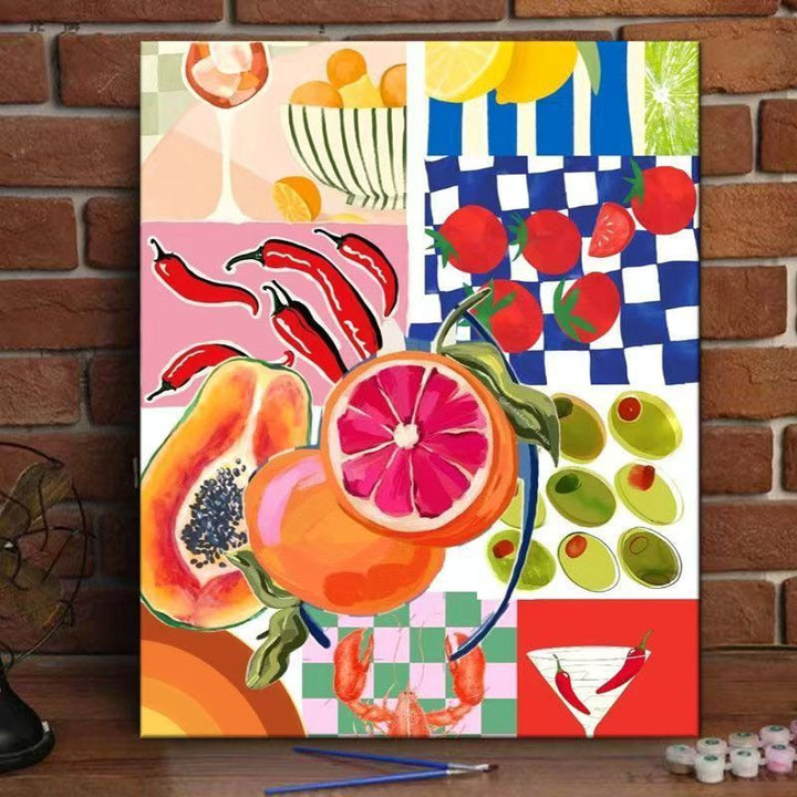 Peach Blossom Decorative Canvas Art Print Stornfield