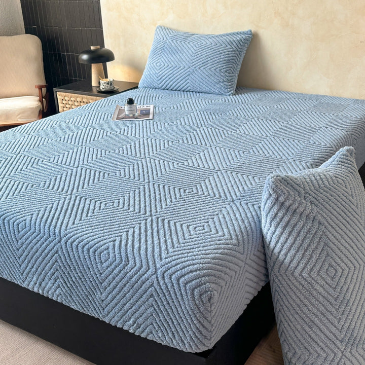 Textured Embossed Bedding Set