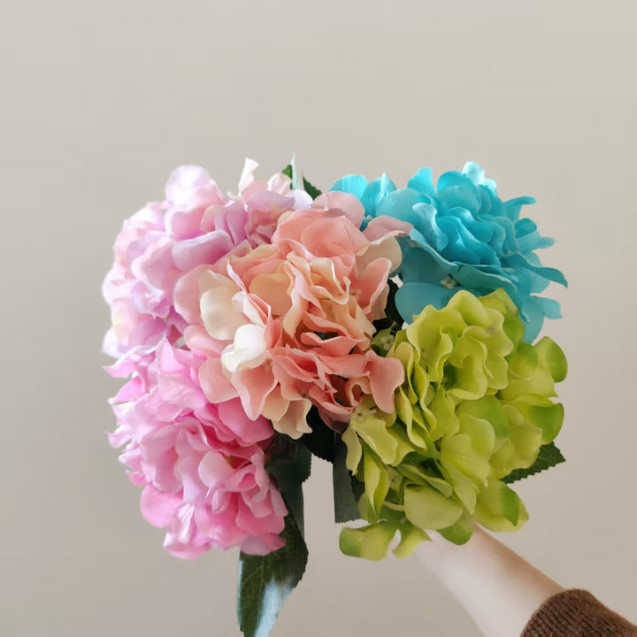 Elegant Faux Hydrangea Stem