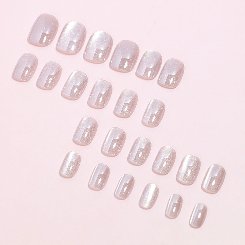 Premium Shimmer Press-On Nail Set Stornfield