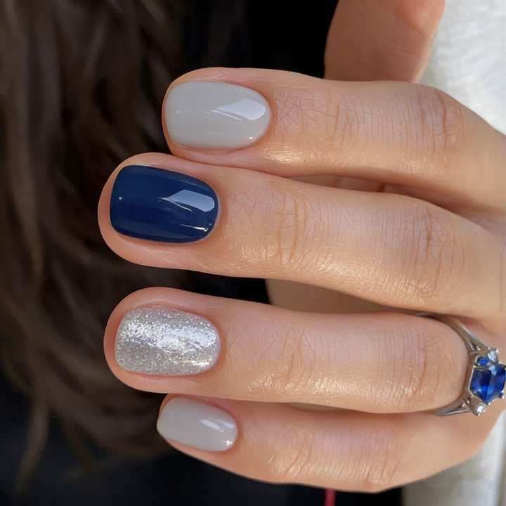 Elegant artificial nails with various designs Stornfield