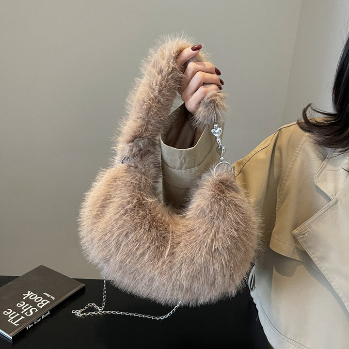 Plush Shoulder Bag with Unique Design Stornfield