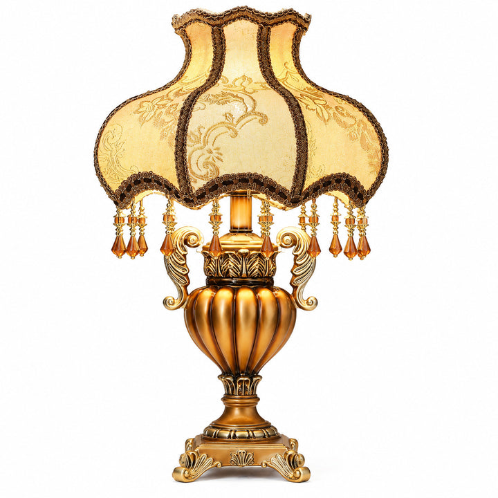 Vintage Floral Table Lamp