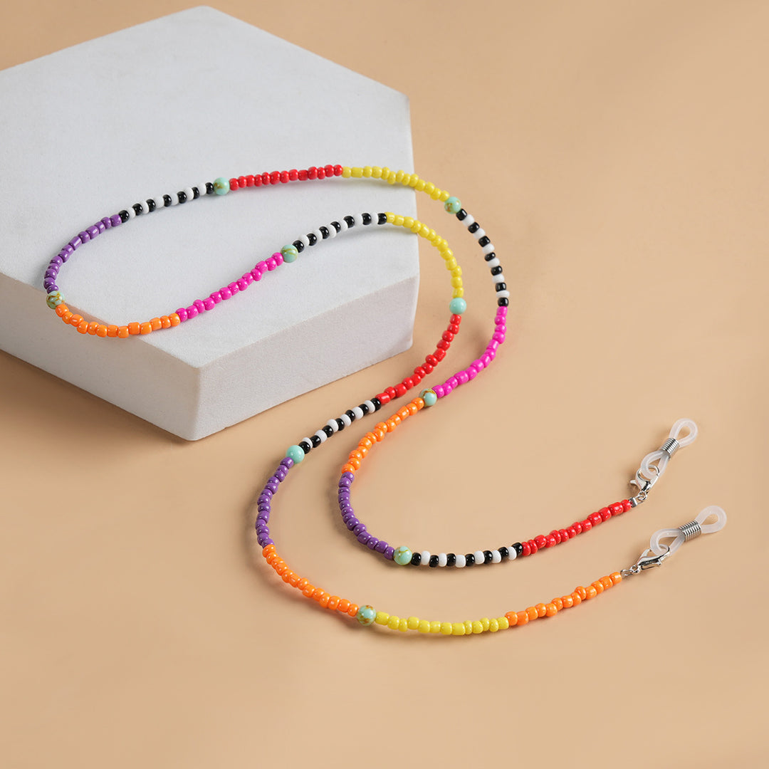 Colorful Handcrafted Beaded Eyewear Chain Stornfield