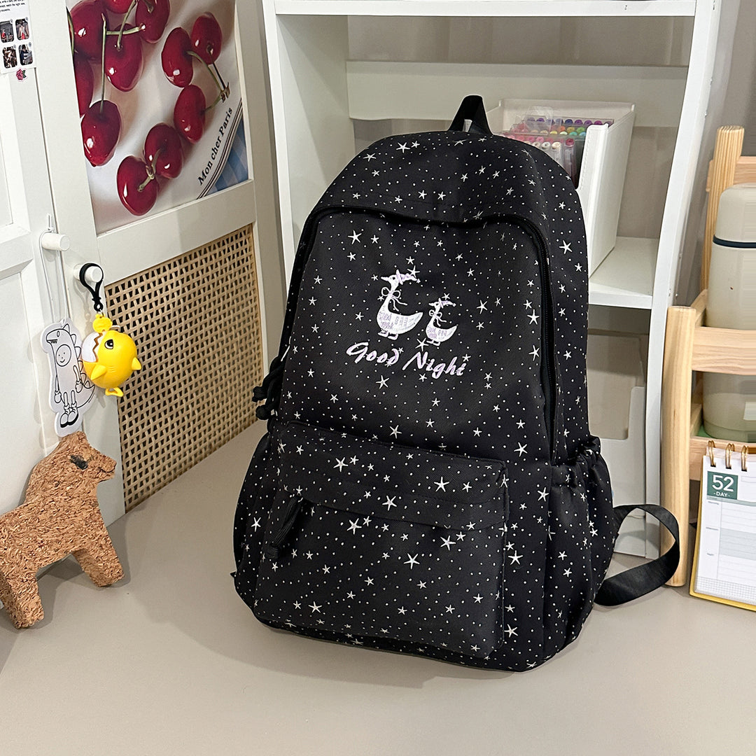 Star-Embellished Casual Backpack Stornfield 1791205643