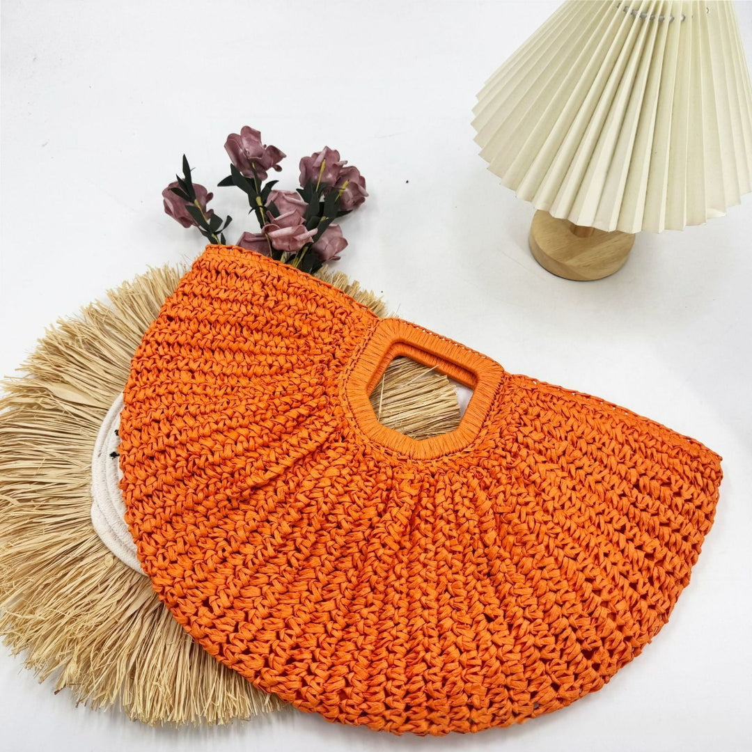 Designer Bast handbag with unique cut Stornfield