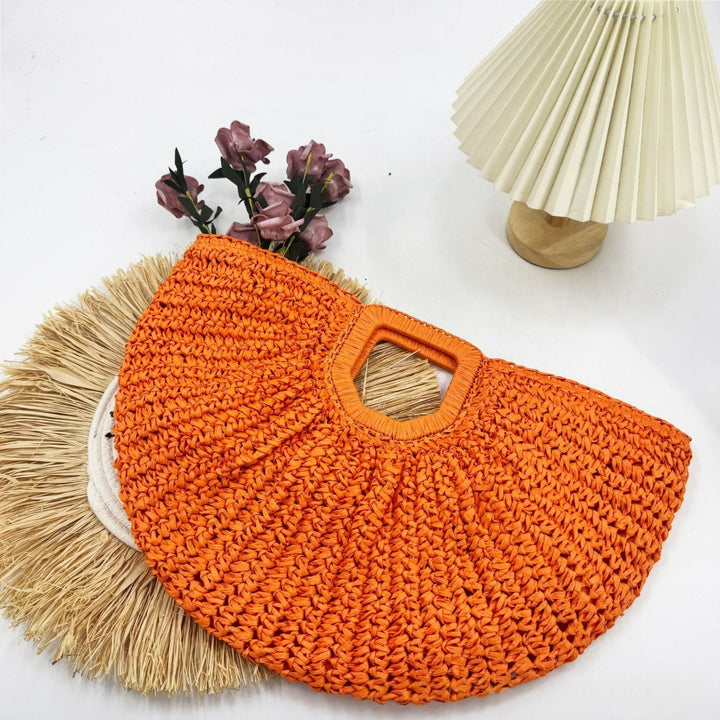 Designer Bast handbag with unique cut Stornfield