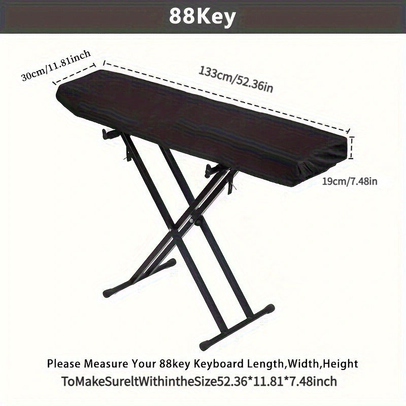 Keyboard stand with infinitely adjustable legs and padded seat Stornfield