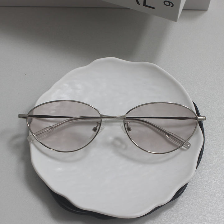 Fashionable Rectangular Glasses with Fine Metal Frame Stornfield