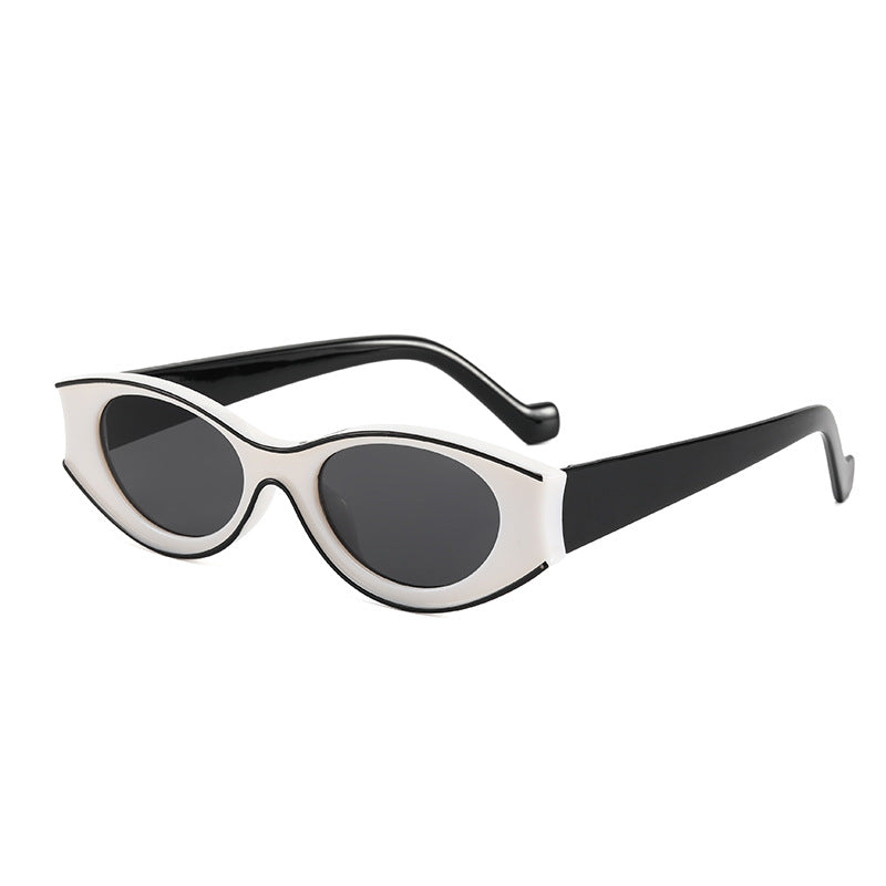 Women's Cat-Eye Sunglasses with Contrasting Frame Design Stornfield