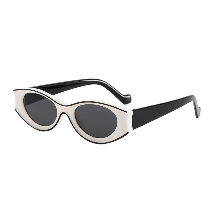 Women's Cat-Eye Sunglasses with Contrasting Frame Design Stornfield