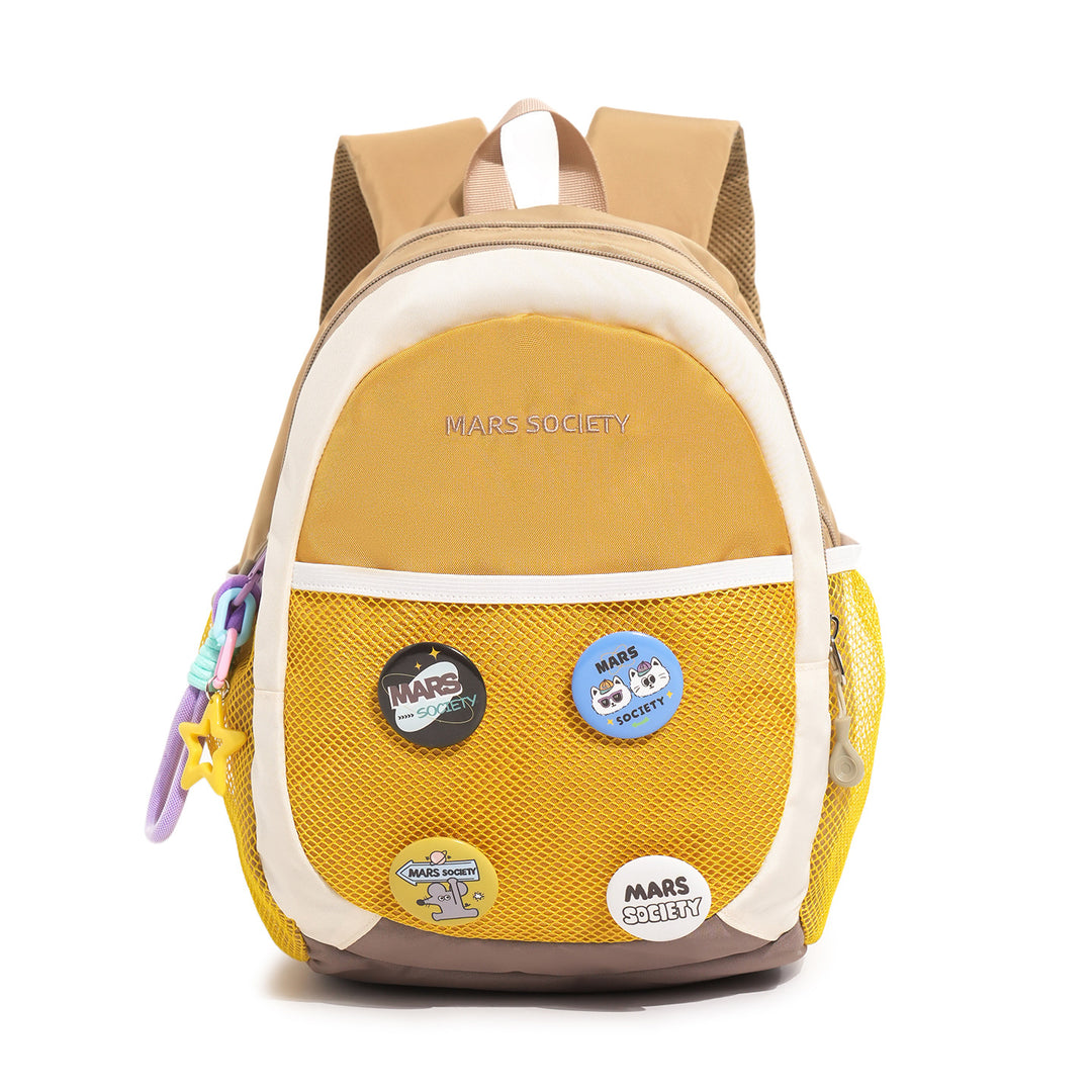 Trendy Lightweight Backpack with Fun Patches Stornfield