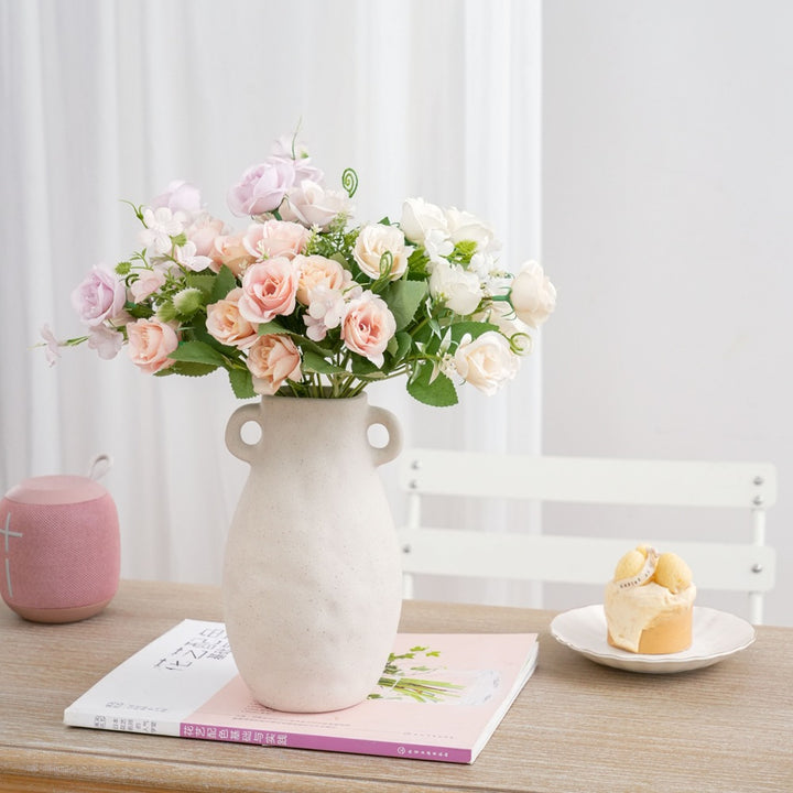 Realistic Faux Flower Bouquet