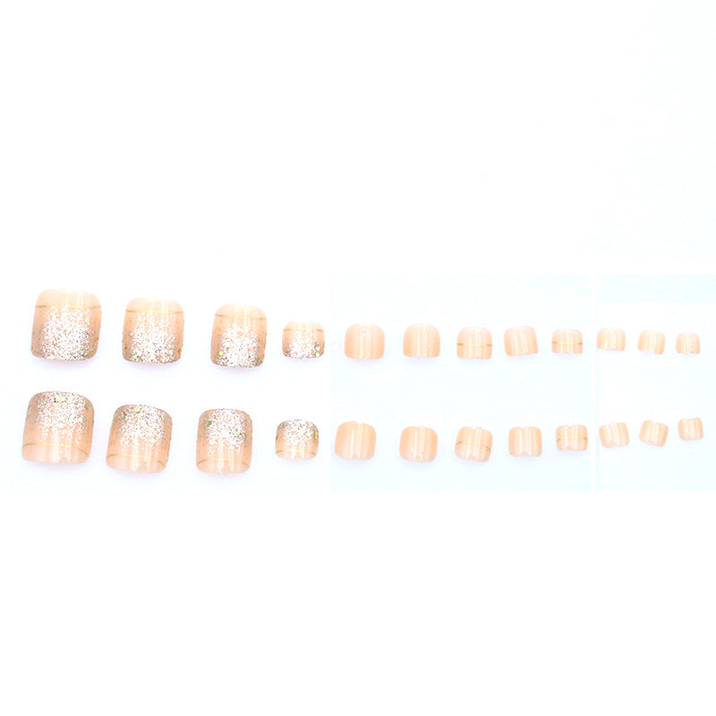 Decorative Glitter Pedicure Nail Art Stornfield