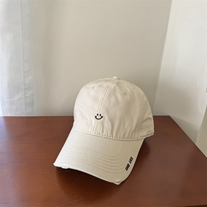 Women's Casual Smile-Embroidered Cap Stornfield