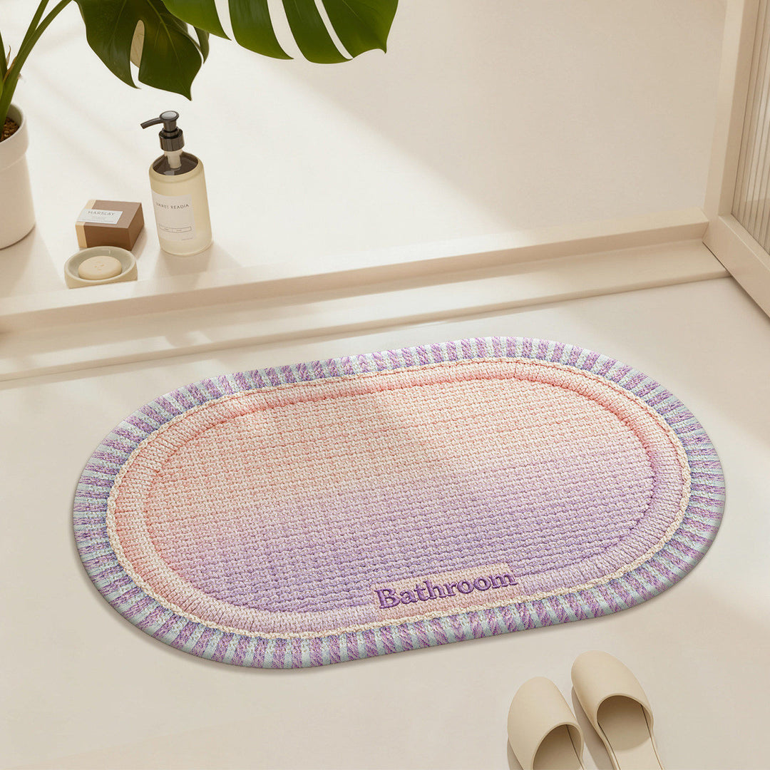 Soft Braided Bathroom Rug