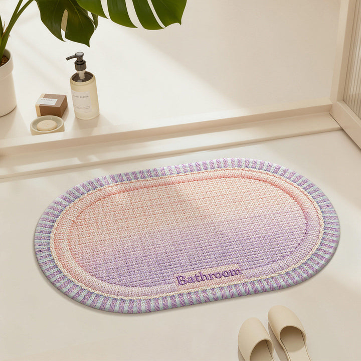 Soft Braided Bathroom Rug