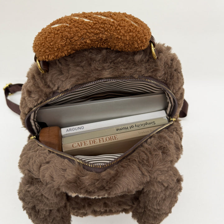 Plush Backpack in Dog Design Stornfield
