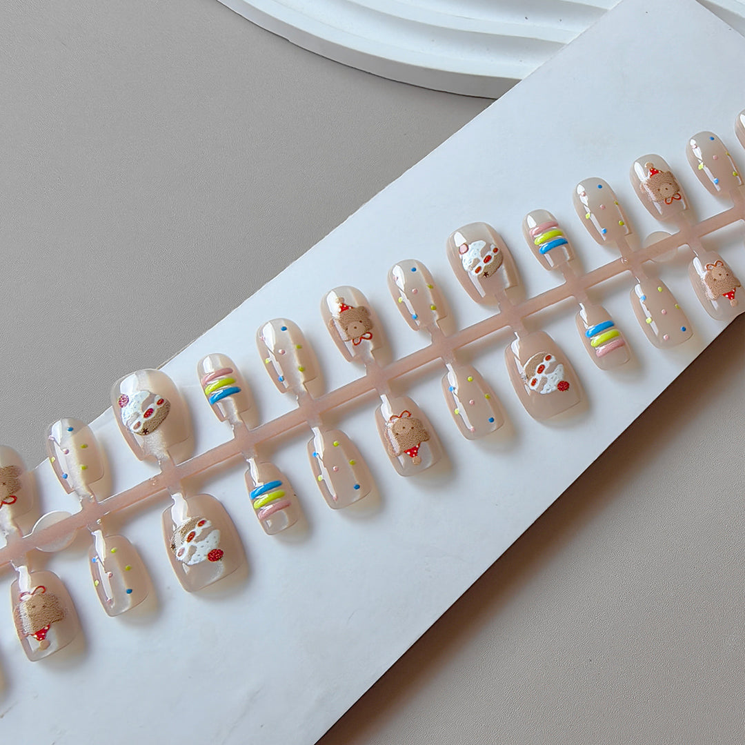 Creative Art Nail Design with Colorful Animal Design Stornfield
