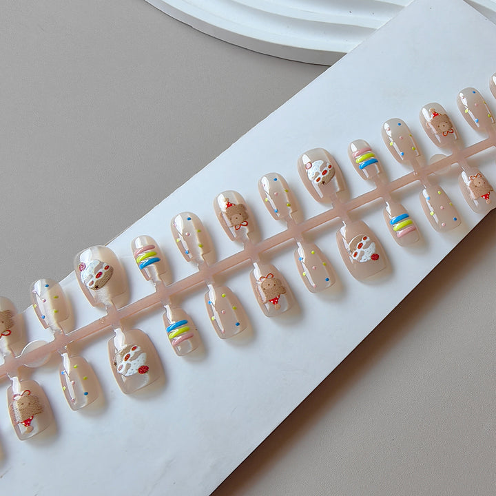 Creative Art Nail Design with Colorful Animal Design Stornfield