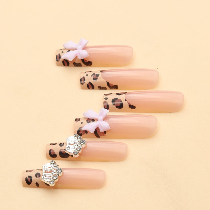 Animal Print Glam Press-On Nails Stornfield