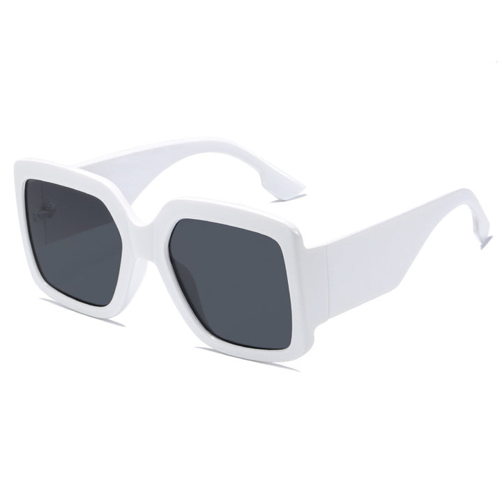 Women modern square sunglasses with mirror lenses Stornfield