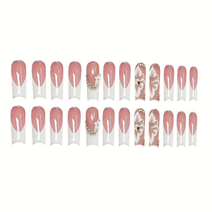 Decorative Artistic Press-On Nail Set Stornfield