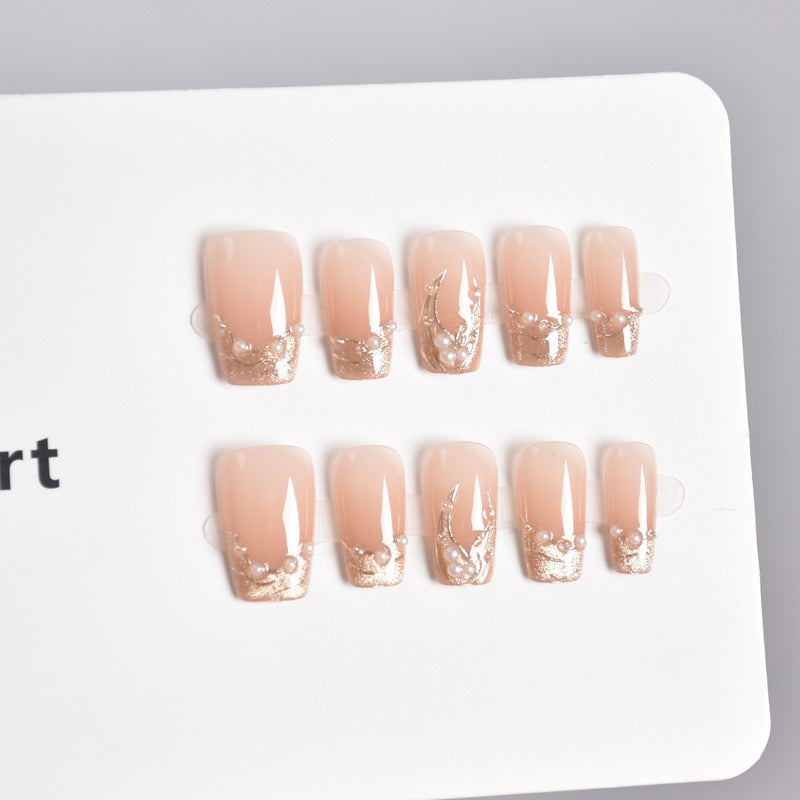 Elegant Crystal-Inspired Press-On Nail Extensions Stornfield