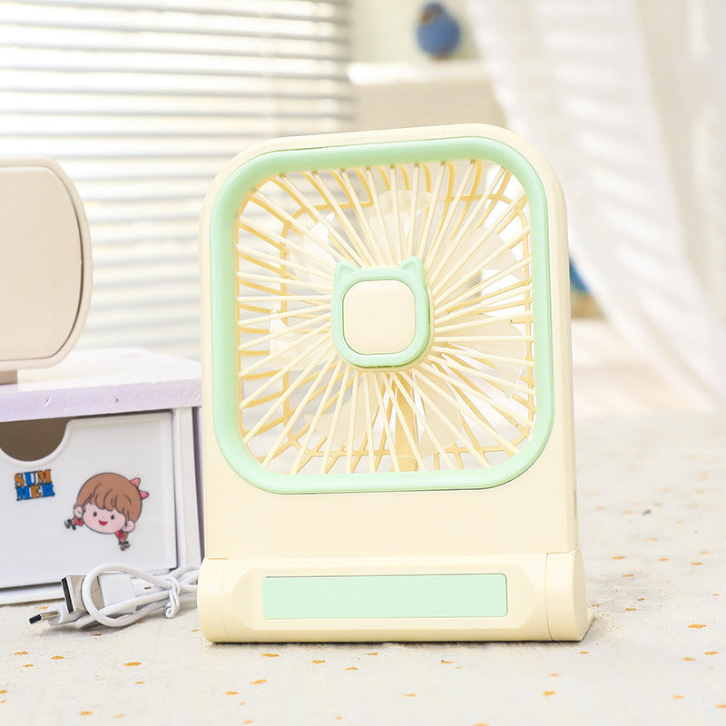 Women's portable mini fan with charming cat design Stornfield