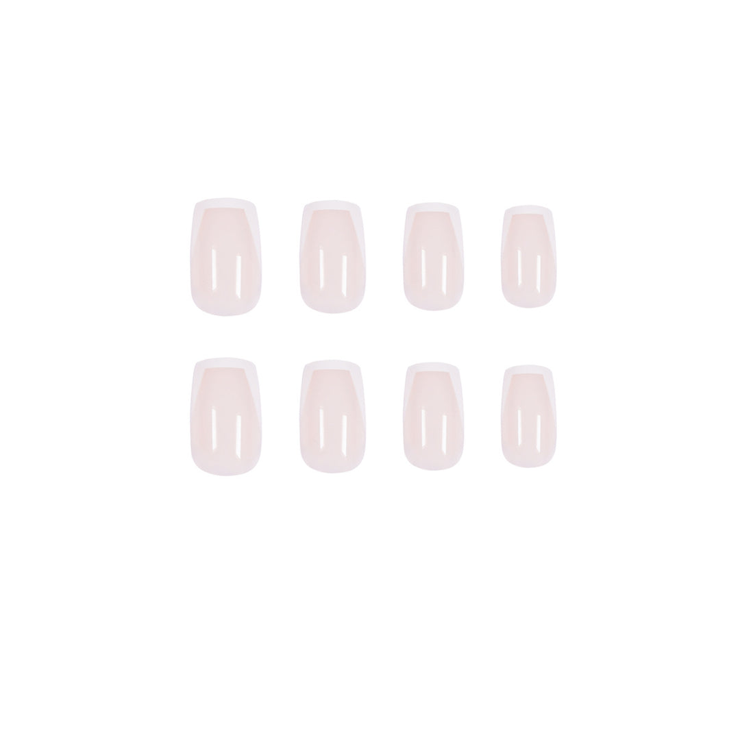 Elegant Nail Extensions with French Tip Stornfield