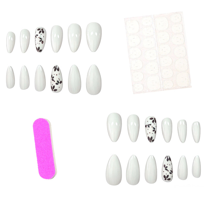 Artistic Almond-Shaped Nail Art Enhancements Stornfield