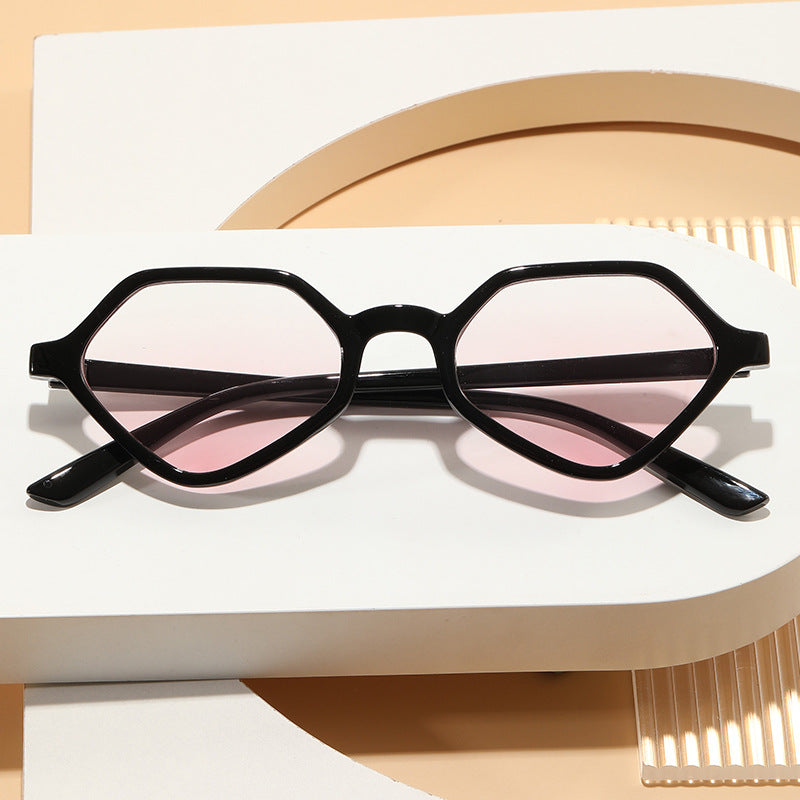 Women's Geometric Design Sunglasses with Mirrored Lenses Stornfield