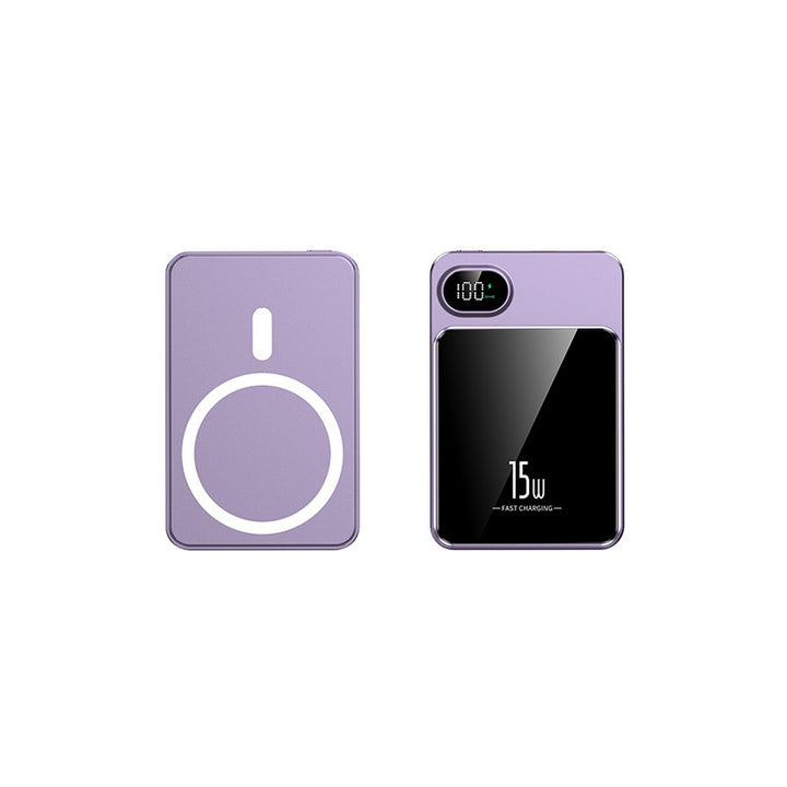 Magnetic Power Bank with fast Qi charging function and LCD display Stornfield