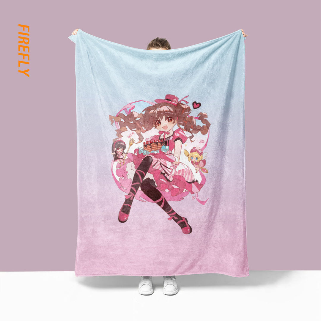 Plush Anime Character Blanket