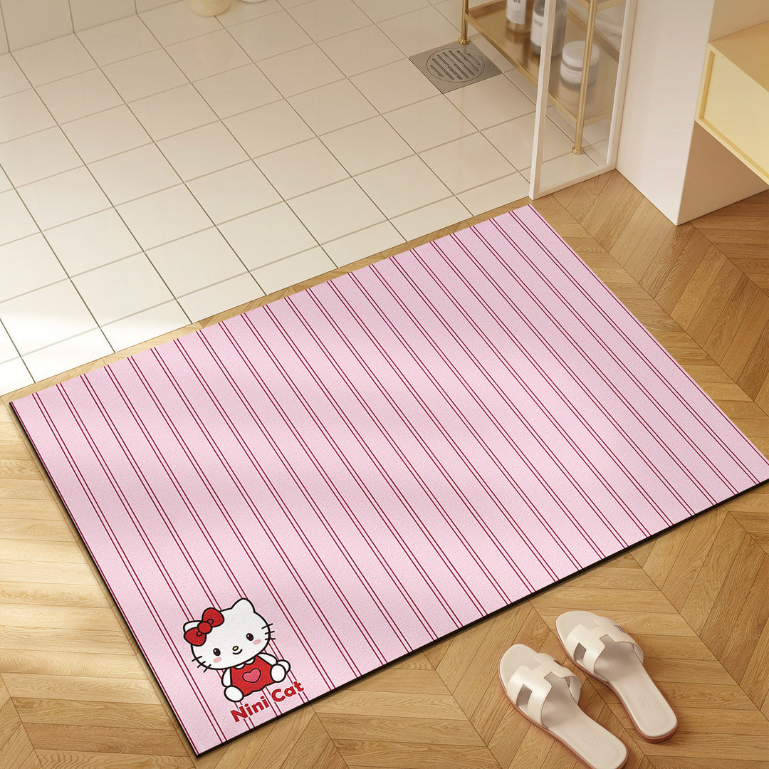 Cute Cartoon-Themed Welcome Mat