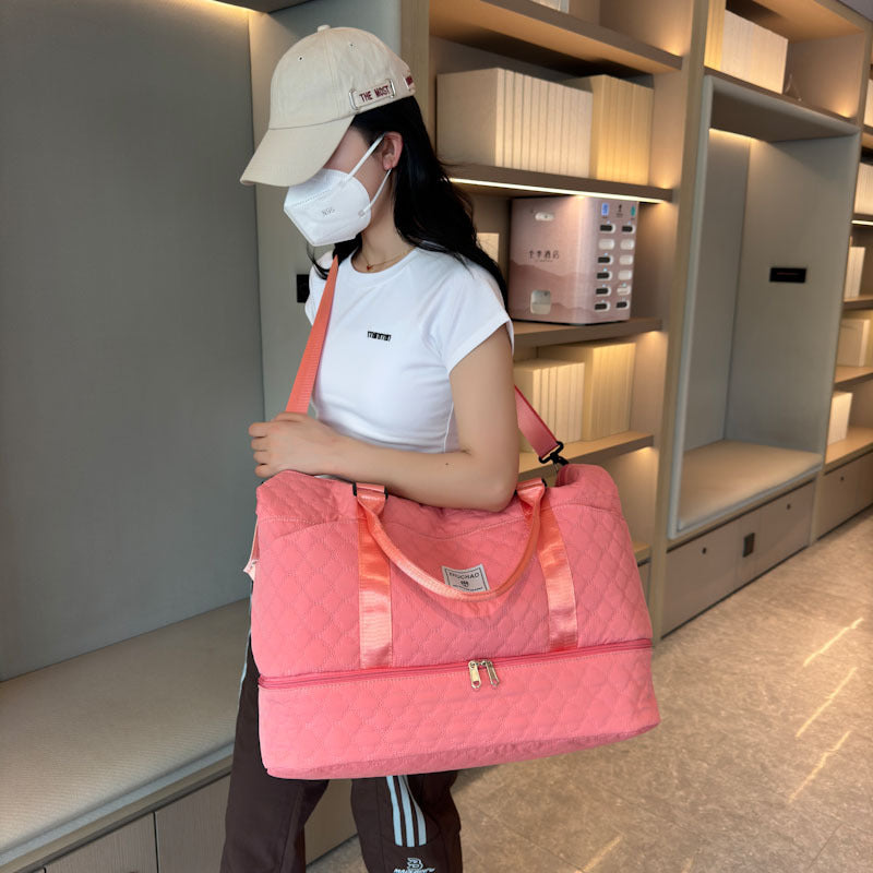 Stylish Quilted Travel Duffel Stornfield