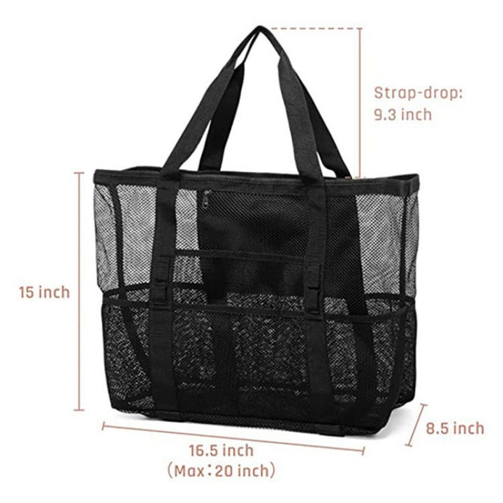 Spacious mesh beach bag Stornfield