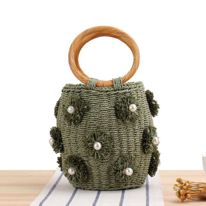 Handbag with Unique Pearl Applications Stornfield