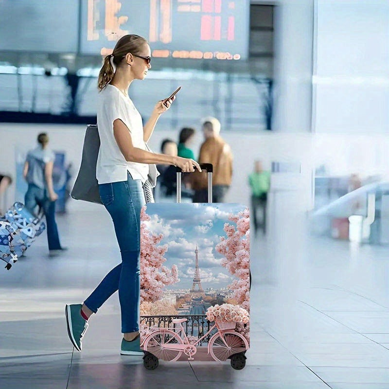 Ladies' hard shell suitcase with romantic Paris motif Stornfield