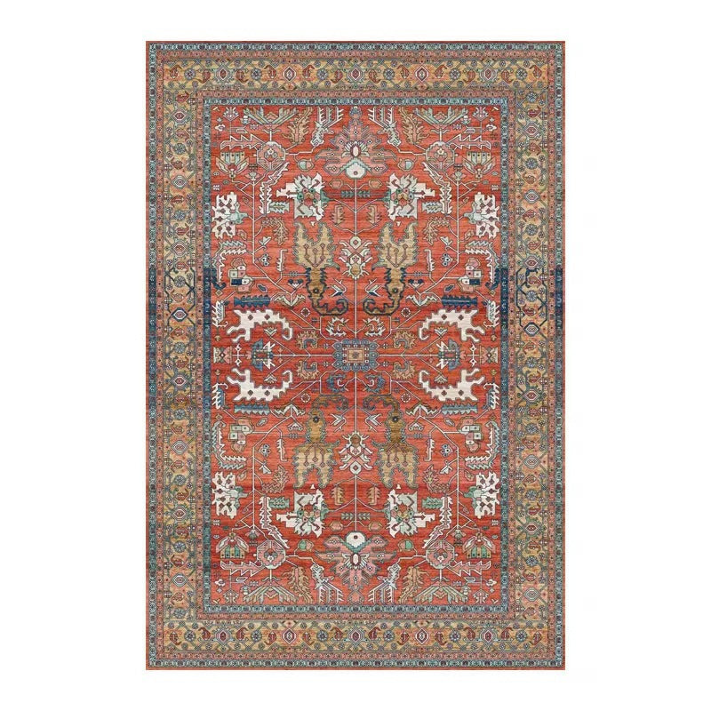 Vintage Floral Patterned Area Rug