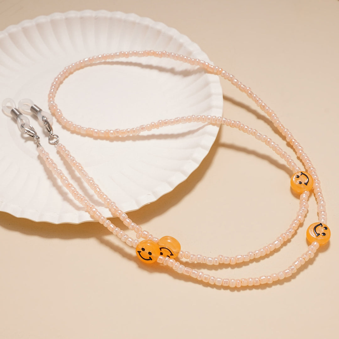 Decorative Smile Beaded Eyewear Chain Stornfield