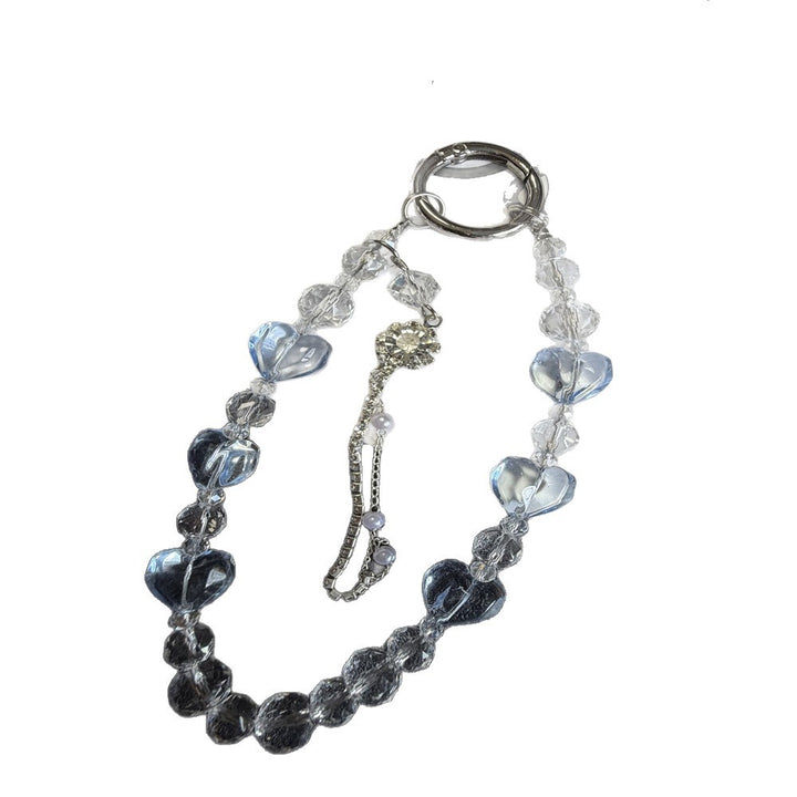 Heart-Shaped Beaded Keychain Stornfield