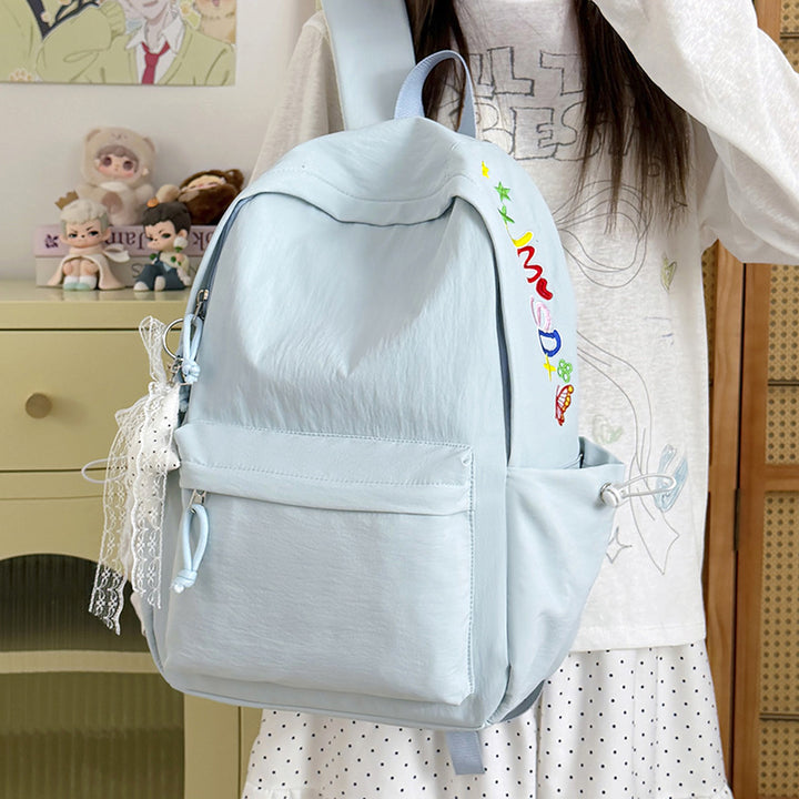 Decorative Character-Embellished Casual Backpack Stornfield